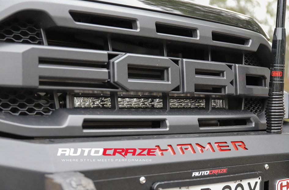 FORD RANGER RAPTOR AB811 SATIN BLACK GLOSS INSERTS